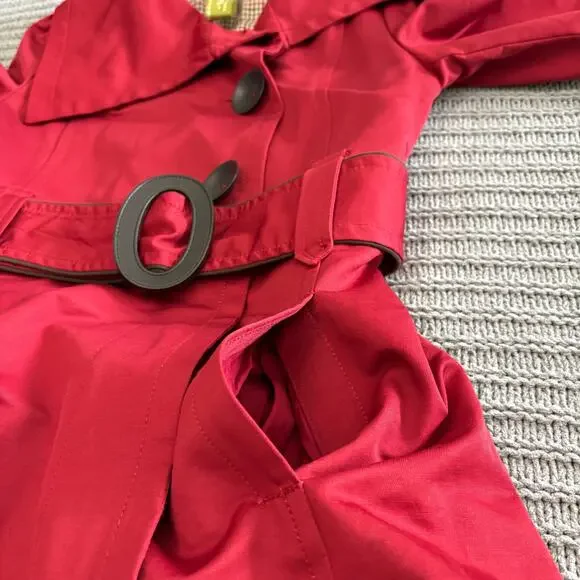 Soia & Kyo Trench Coat Women’s Size Small Winter Fall City Career Office Read - Picture 12 of 13